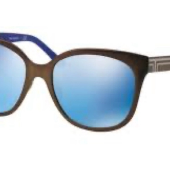 Tory Burch Blue and Brown Sunglasses - Picture 1 of 10